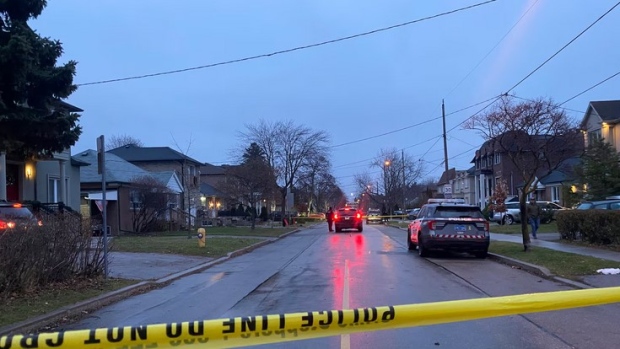 Police tape is pictured at the scene of a homicide on Fairholme Avenue in North York Dec. 9, 2024. (Courtney Heels)