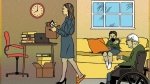 Working Well: Returning to the office can disrupt life. Here are some tips to navigate the changes. (AP Illustration/Annie Ng)