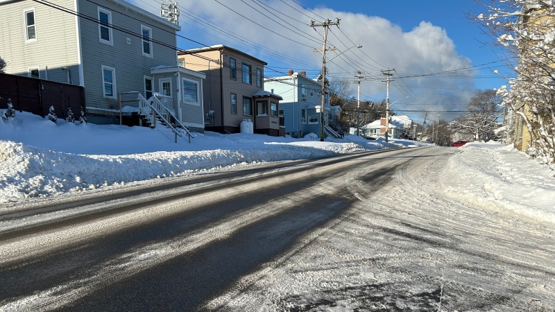 The 600-block of Lancaster Avenue in Saint John, N.B., is pictured on Dec. 26, 2024.