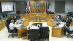 A special Timmins city council meeting Dec. 23 focused on crime issues. (Photo from meeting video)