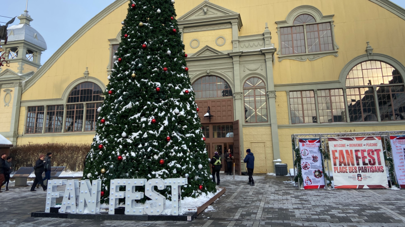 The World Junior Hockey Championship Fan Fest at the Aberdeen Pavilion at Lansdowne Park in Ottawa. Dec. 27, 2024. (Dylan Dyson/CTV News Ottawa)