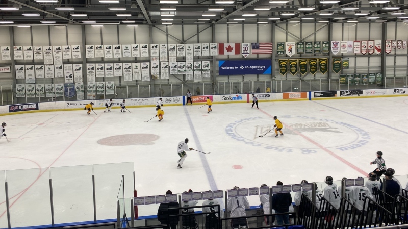 The Sask. First Top 160 hockey tournament featured U15 athletes from across the province. (Hallee Mandryk/CTV News)