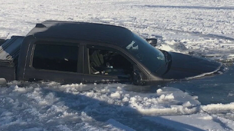 Many Albertans are heading outdoors amid the warm weather this holiday season, but it is prompting several warnings and reminders about the dangers around ice. (Image courtesy RCMP)