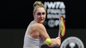 Gabriela Dabrowski pictured Nov. 9, 2024. (AP Photo, File)