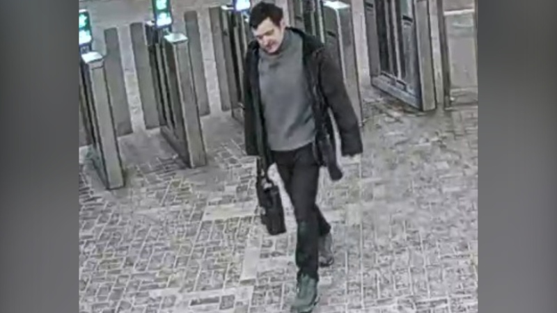 Police say the man in the photo is wanted in connection with an assault at Kennedy Station on Dec. 21, 2024. (Toronto Police Service)