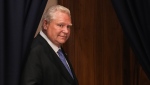 Ontario Premier Doug Ford attends a signing of a memorandum of understanding with Governor of Illinois J.B. Pritzker, at the US-Canada Summit in Toronto on Tuesday, June 11, 2024. THE CANADIAN PRESS/Chris Young