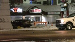 Calgary police investigate a fatal crash on Crowchild Trail N.W. on Friday, Jan. 3, 2025. 