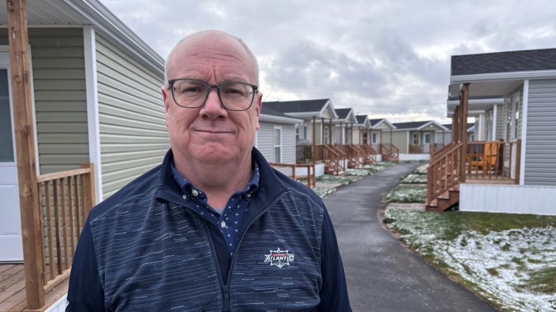 Joe Rudderham, executive director of the Atlantic Community Shelters Society, is pictured. (Source: Callum Smith/CTV News Atlantic)