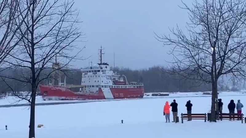 Ice Breaking on Georgian Bay