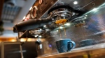 Coffee is prepared at Vigilante Coffee, Wednesday, Sept. 1, 2021, in College Park, Md. (AP Photo/Julio Cortez)