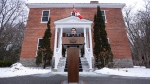 Prime Minister Justin Trudeau speaks with media outside Rideau Cottage in Ottawa , Monday, Jan. 6, 2025. (Adrian Wyld / THE CANADIAN PRESS)