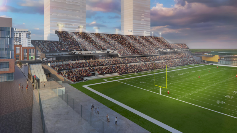 The City of Ottawa release new renderings for the north-side stands at TD Place. Council will vote later this year on the construction price and any funding strategy amendments for the Lansdowne 2.0. (City of Ottawa/website)