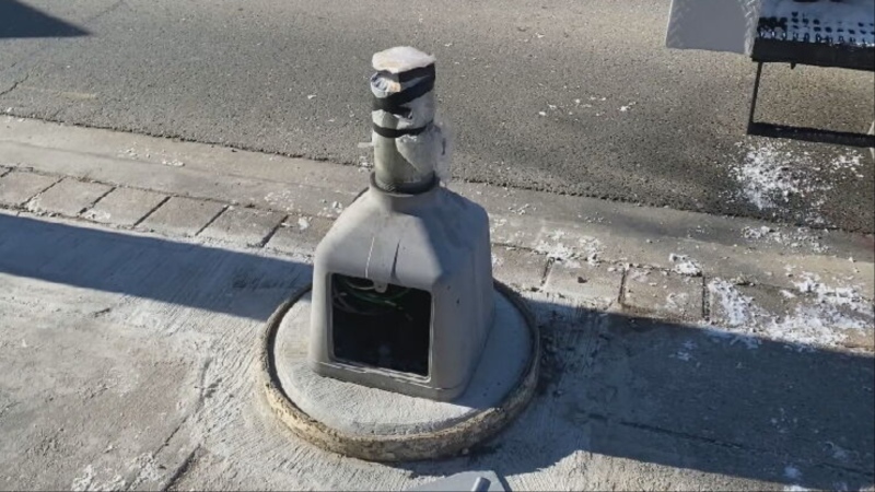 With just eight days into 2025, police confirmed there have been seven reported incidents of damaged or vandalised speed cameras throughout Toronto. (CTV News Toronto/John Musselman)