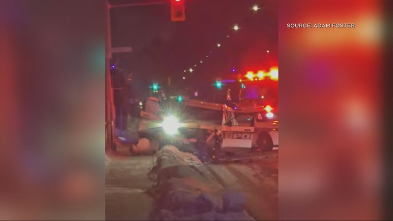 Winnipeg police crash