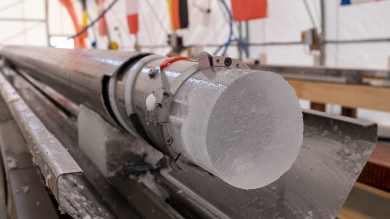 A team of scientists successfully drilled  into an ice core 2,800 metres in length, and uncovered the oldest ice core sample ever retrieved - more than 1.2 million years old. (Beyond Epica)