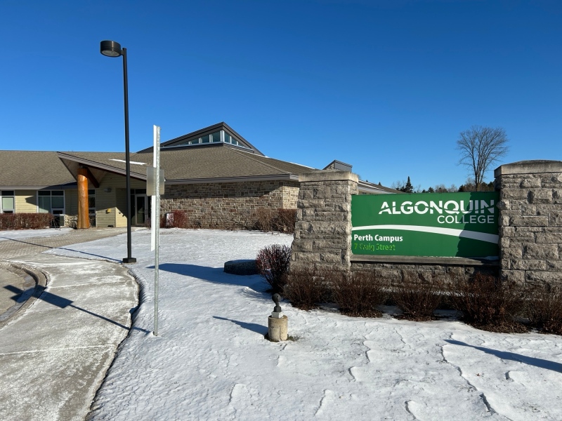 The Algonquin College campus in Perth, Ont. (Kimberley Johnson/CTV News Ottawa)