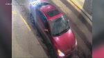 Tsuut'ina First Nation police shared this image of a vehicle wanted in relation to a hit-and-run on Jan. 10, 2025, at the Grey Eagle Casino. (Credit: Tsuut'ina police)
