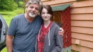 Valentine Webber is shown with his daughter Rachel Webber in an undated photo. Valentine Webber's body was identified at the site of a landslide that devastated the small community of Johnson's Landing, B.C. Rachel Webber is still missing. (Sarah Jenkins / THE CANADIAN PRESS)