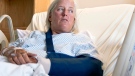 Deb Freele, 58, of London, Ontario, Canada recovers at West Park Hospital in Cody, Wyo. on Thursday, July 29, 2010. (AP / Cody Enterprise, Scott Salisbury) 
