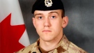 Cpl. Brian Pinksen, a member of 2nd Battalion, Royal Newfoundland Regiment based in Corner Brook, N.L., was wounded while on patrol in the Panjwaii district of Kandahar province on Aug. 22.