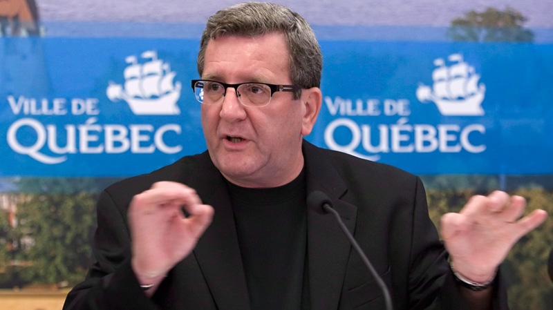 Quebec City Mayor Regis Labeaume 