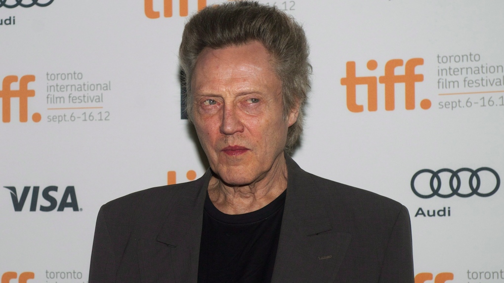 Christopher Walken poses for a photograph on the red carpet at the gala for the new movie 'Seven Psy