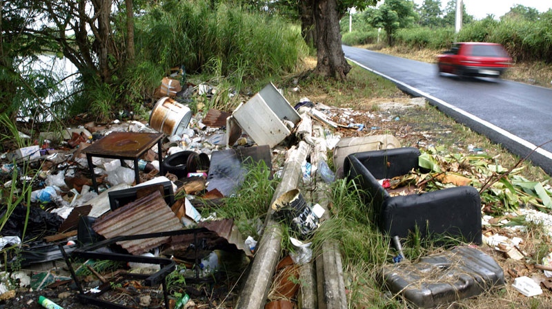 than nearly any country except the United States, and environmental experts say much of it ends up clogging rivers, rainforest gullies and other secluded corners of the island. (AP Photo / Brennan Linsley)