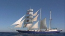 The 'Concordia' held 'Class Afloat', a private school that combines sailing a tall ship and classes with travel to exotic places.